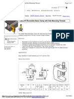 CADDY® Reversible Beam Clamp With Side Mounting Threads