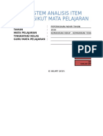 Sistem Analisis Item Soalan Aneka Pilihan & Struktur (PAT 2016) Senarai Nama DN Markah