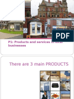P1: Products and Services in Local Businesses
