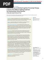 Download Effect of Group v Individual Cognitive Processing Therapy in Active-Duty Military seeking treatment for Posttraumatic Stress Disorder by Brandon Gray SN332108600 doc pdf