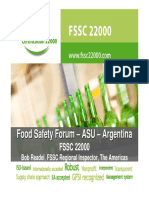 5 - FSSC 22000 Presentation Food Safety Forum Argentina 091814 PDF