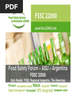 5 - FSSC 22000 Presentation Food Safety Forum Argentina 091814 PDF