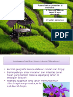 Potensi Sektor Pertanian Di Indonesia: 1. Keanekaragaman Hayati & Agro Ekosistem 2. Lahan Pertanian