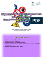 Séquence 8: Prévention Des Risques Dans Le Secteur Professionnel Séquence 8: Prévention Des Risques Dans Le Secteur Professionnel