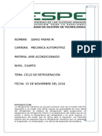 Ciclo de Refrigeracion Informe