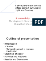 MICROBIAL Avirulent Yersinia