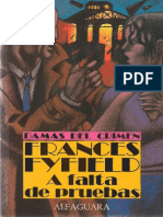 A Falta de Pruebas - Frances Fyfield