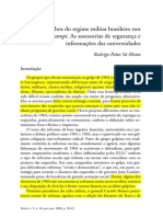 SÁ MOTTA. Os Olhos Do Regime Militar Brasileiro Nos