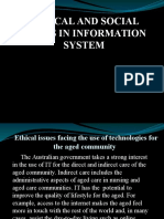 Ethical and Social Issues in Information System