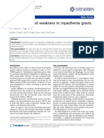 Statin-Associated Weakness in Myasthenia Gravis: A Case Report