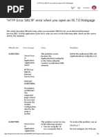 HTTP Error 500.19 - Error When You Open An IIS 7