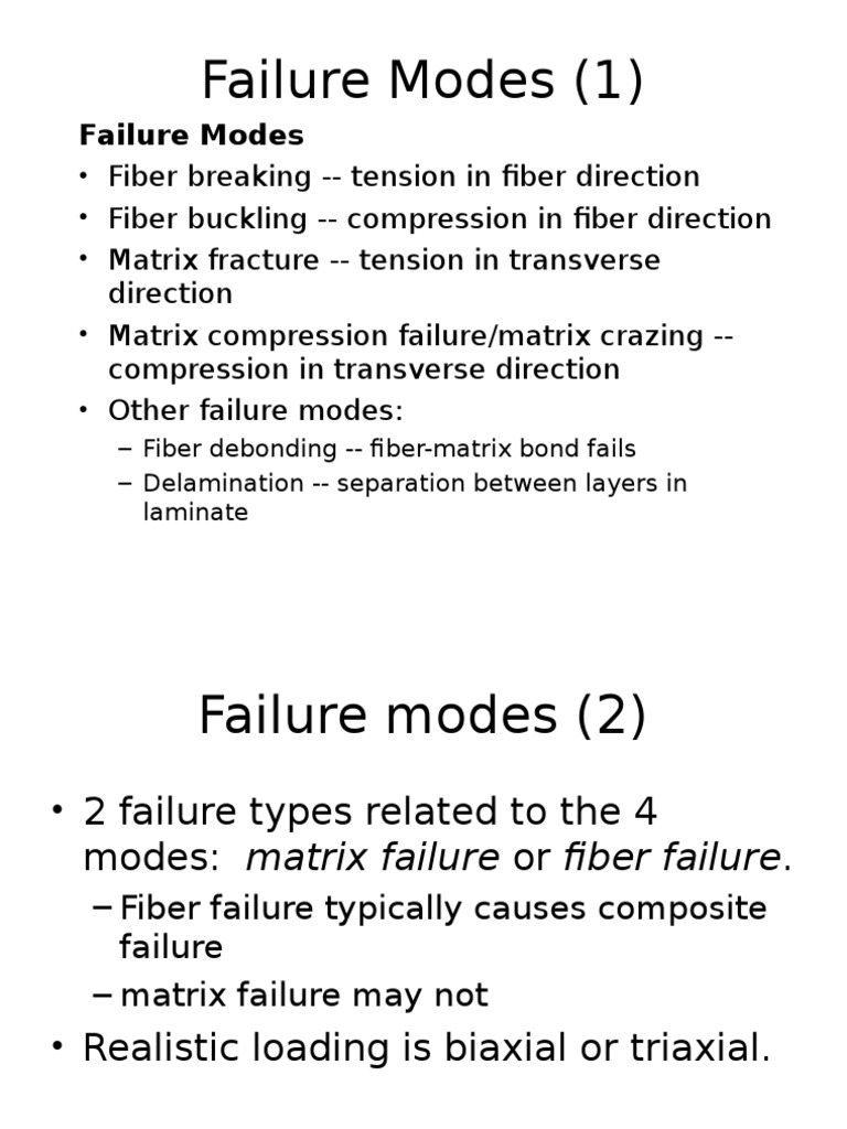 Failure Criteria | PDF | Strength Of Materials | Stress (Mechanics)