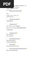 5000 Most Common English Words (In Order of Frequency | PDF