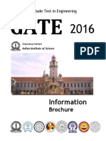 GATE Brochure 2016