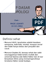 Konsep Dasar Antropologi