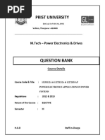 Prist University: Question Bank