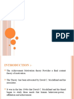 Achivement Mccllend Theory