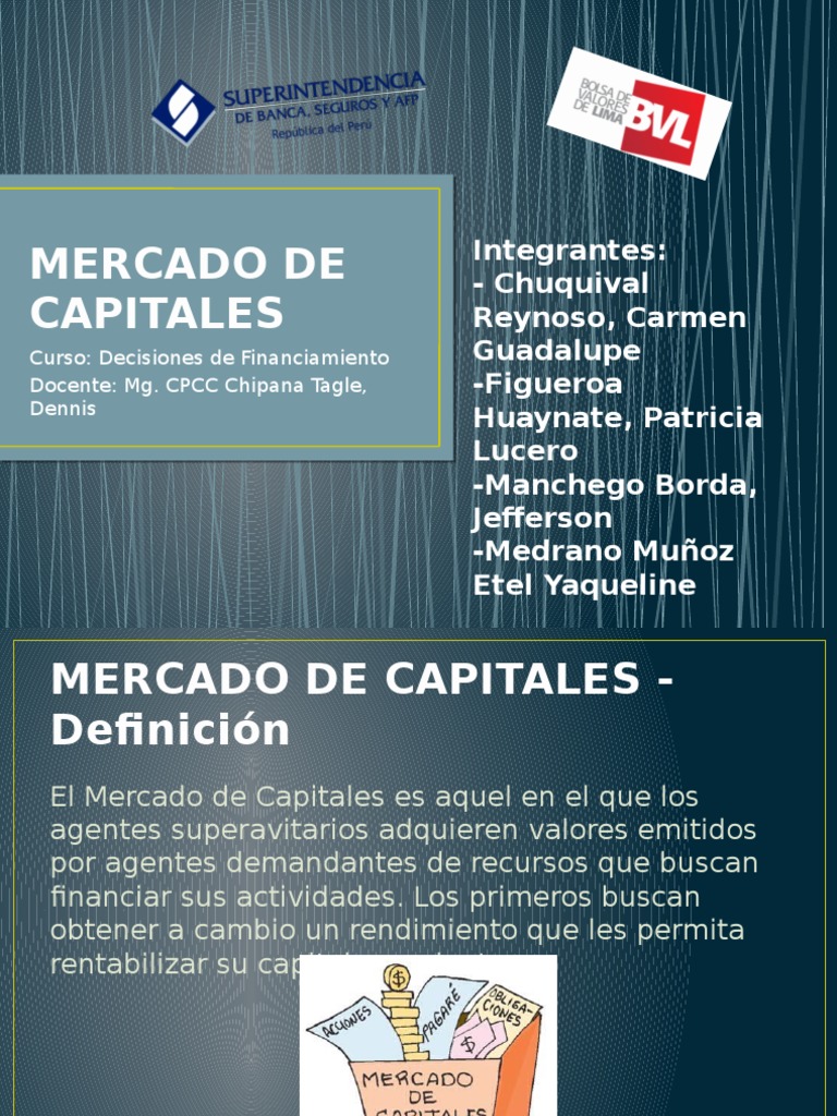 1 Mercado de Capitales | PDF | Bolsa | Compartir (Finanzas)