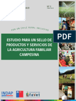 Estudio Para Un Sello de Productos y Servicios de La Agricultura Familiar Campesina