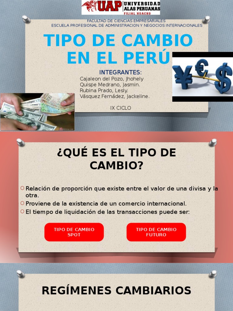 Tipo de Cambio en EL PERÚ | PDF | Tipo de cambio | Moneda