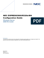 NEC EXPRESS5800/R320d-M4 Configuration Guide: Windows Server 2008 R2 Model