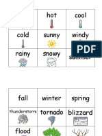 Weather Word Cards