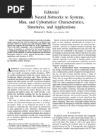 Editorial Artificial Neural Networks To Systems, Man, and Cybernetics: Characteristics, Structures, and Applications