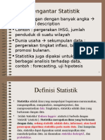 Pengantar Statistik