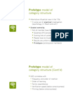 Prototype Model Of: Category Structure