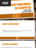 Software Component of Computer