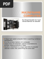 Mainframe Computer: By:Ahmad Diauddin Bin Yusof Ahmad Bakhtiar Bin Abdullah