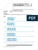 03-SD-MTK-Fajariah Soal 01-09 Mengurutkan Dan Meletakkan Bilangan Pada Garis Bilangan