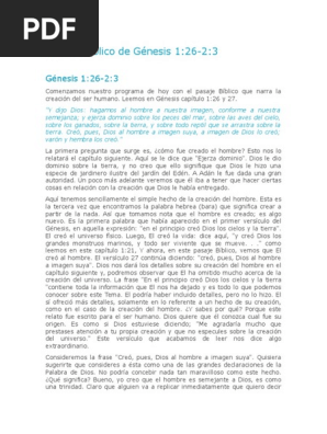 Estudio Bíblico De Génesis 1 Libro De Génesis Mitos De
