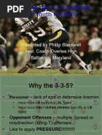 3-3-5 Defense For Youth Football