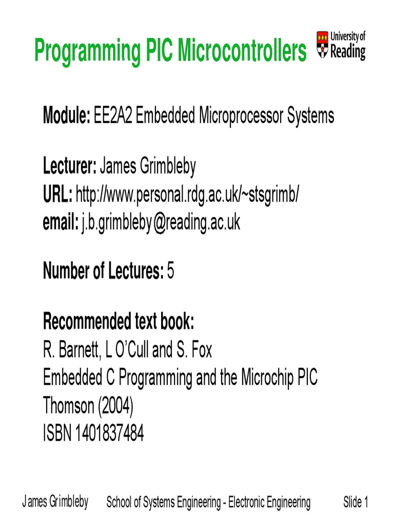 programming_pic_microcontrollers.pdf | Pic Microcontroller ...