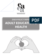 Adult Education & Health: Eaea Policy Paper