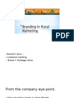 Branding in Rural Marketing