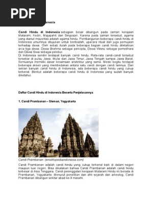 Candi Hindu Di Indonesia