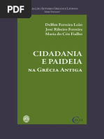 Cidadania e Paideia Na Grécia Antiga