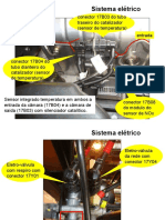 Sistema elétrico catalisador temperatura sensores