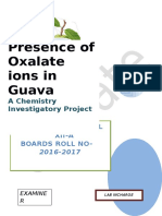 Oxalate Ion