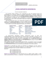 Nomenclatura y Formulación