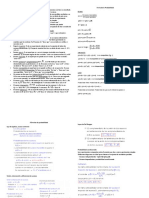 Formulario Estadistica Probabilidad