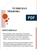 Materi 5 Pertumbuhan Mikroba