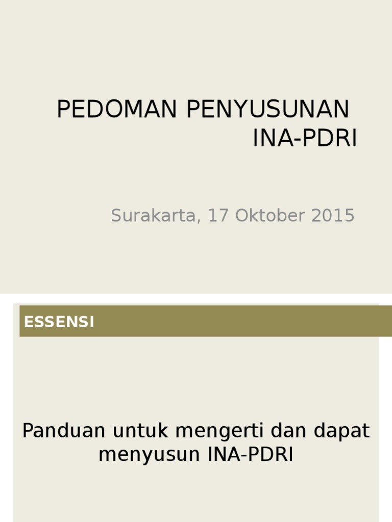 05 Pedoman Ina Pdri Solo#2 | PDF