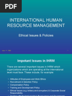 Download IHRM_Ethics  Policies by PinkAlert SN3321646 doc pdf