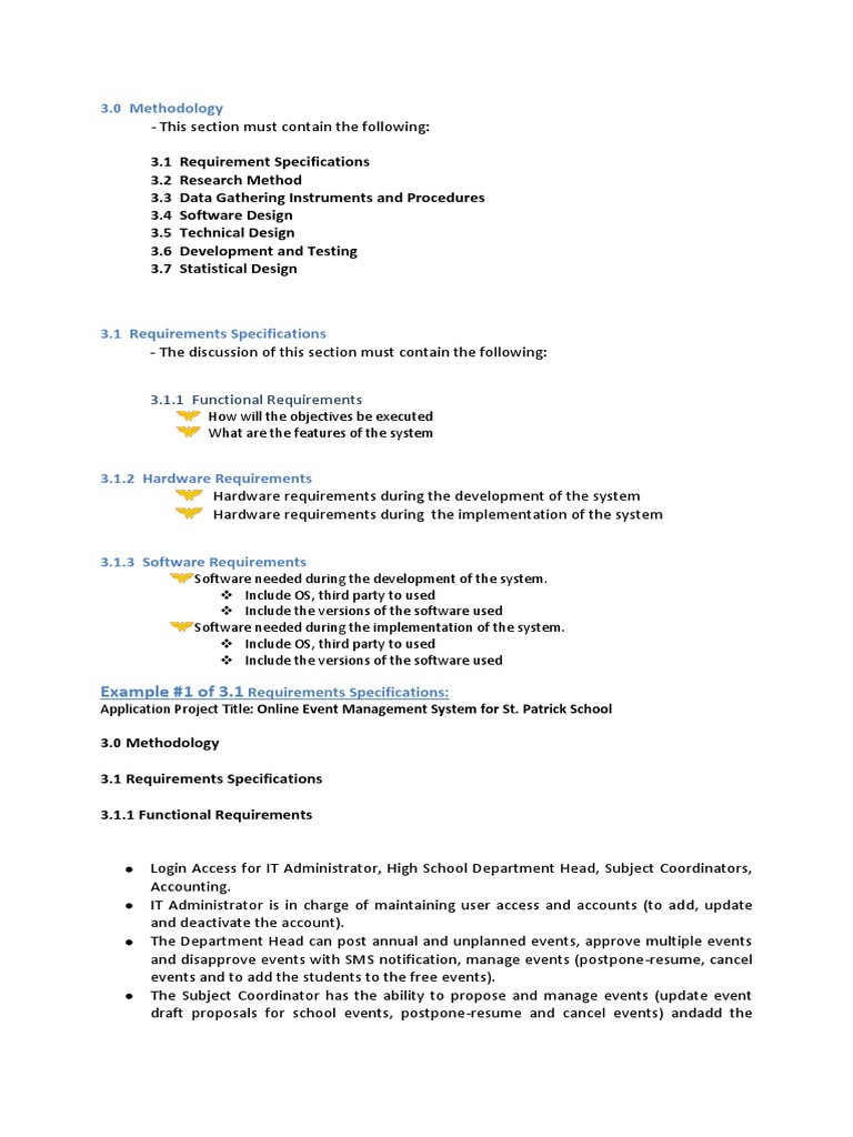 Chapter 3 Example Capstone Usability Survey Methodology