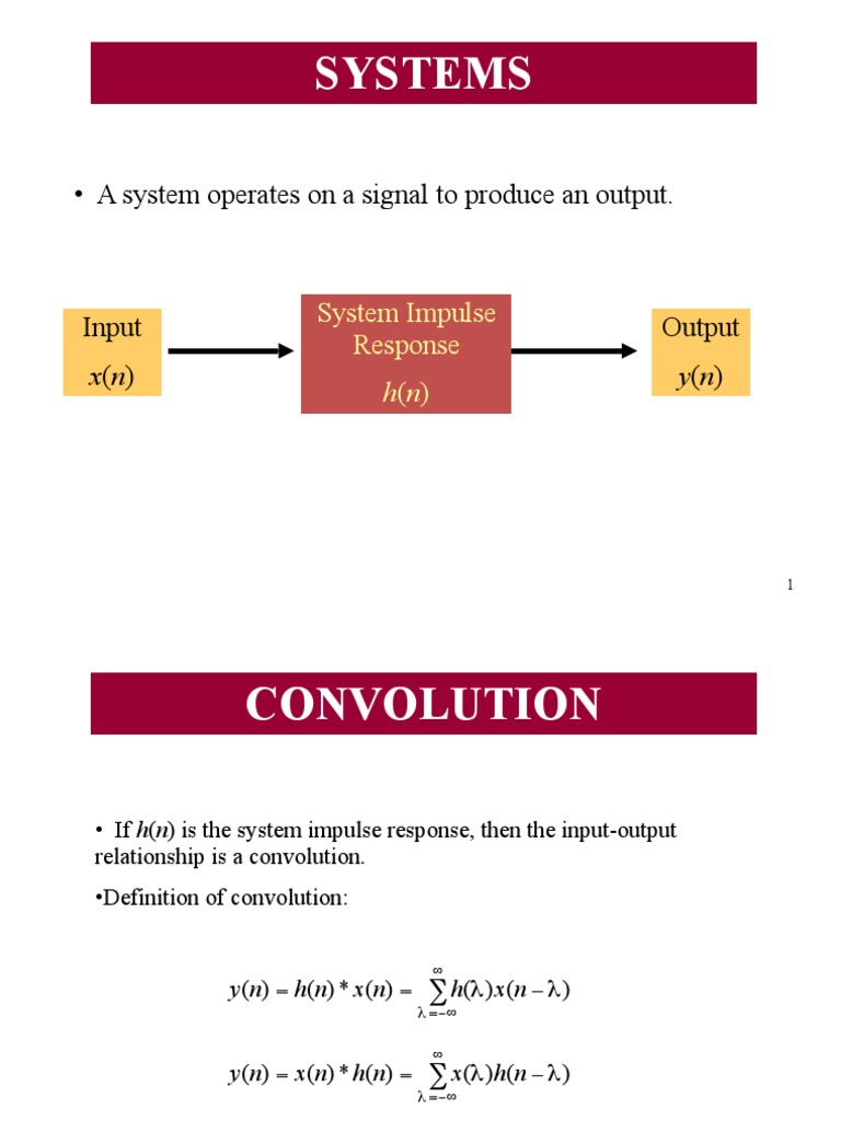 Calculation and Comparison of Linear and Circular Convolution for ...