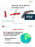 Interpretación ISO 9001 - 2015