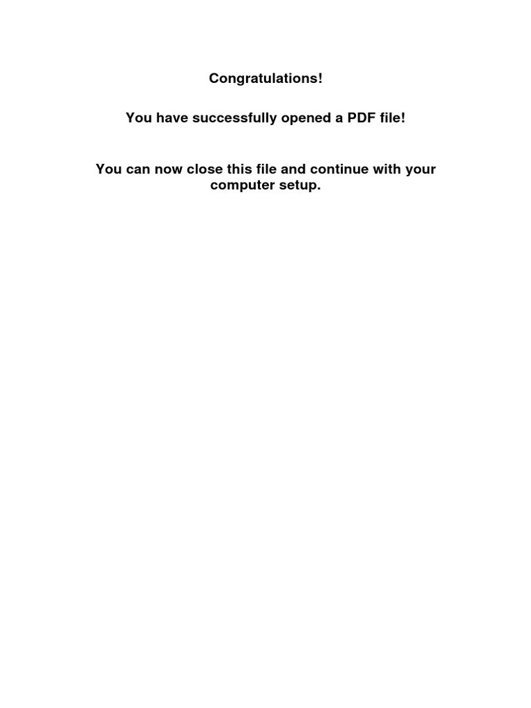 Successfully Opened PDF File Guide | PDF